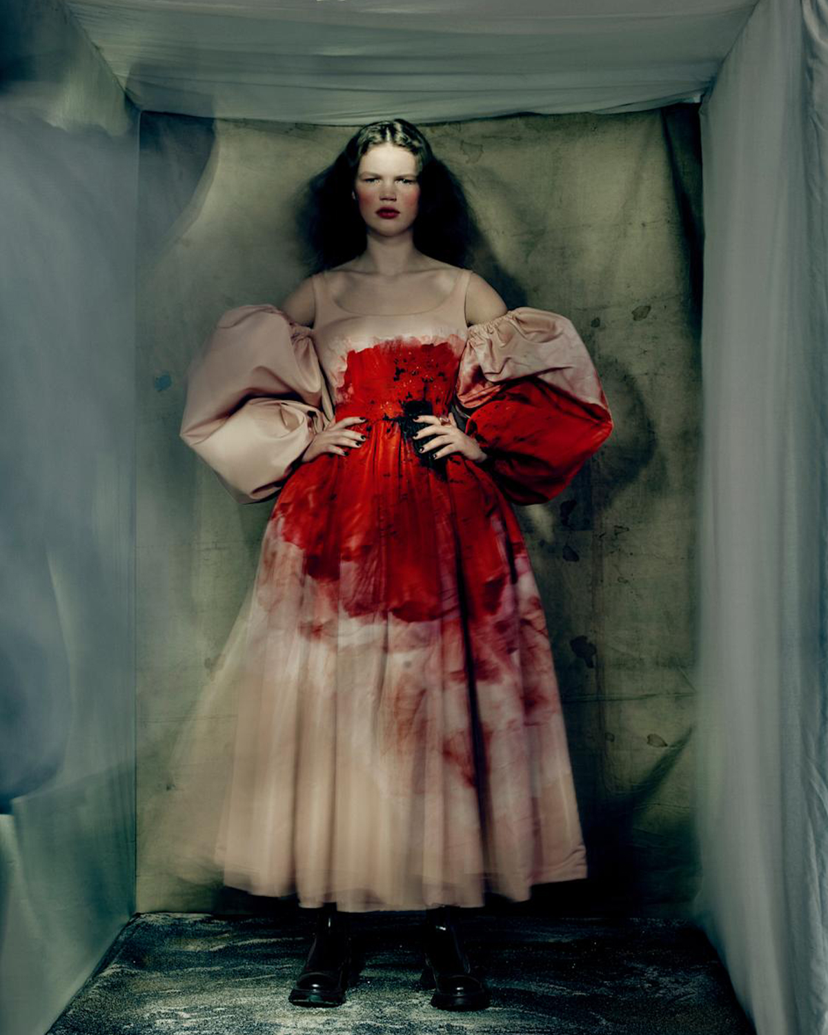 Luca Biggs, Alexander McQueen A/W 2021-2022, Paris, 2021 | Photography by Paolo Roversi