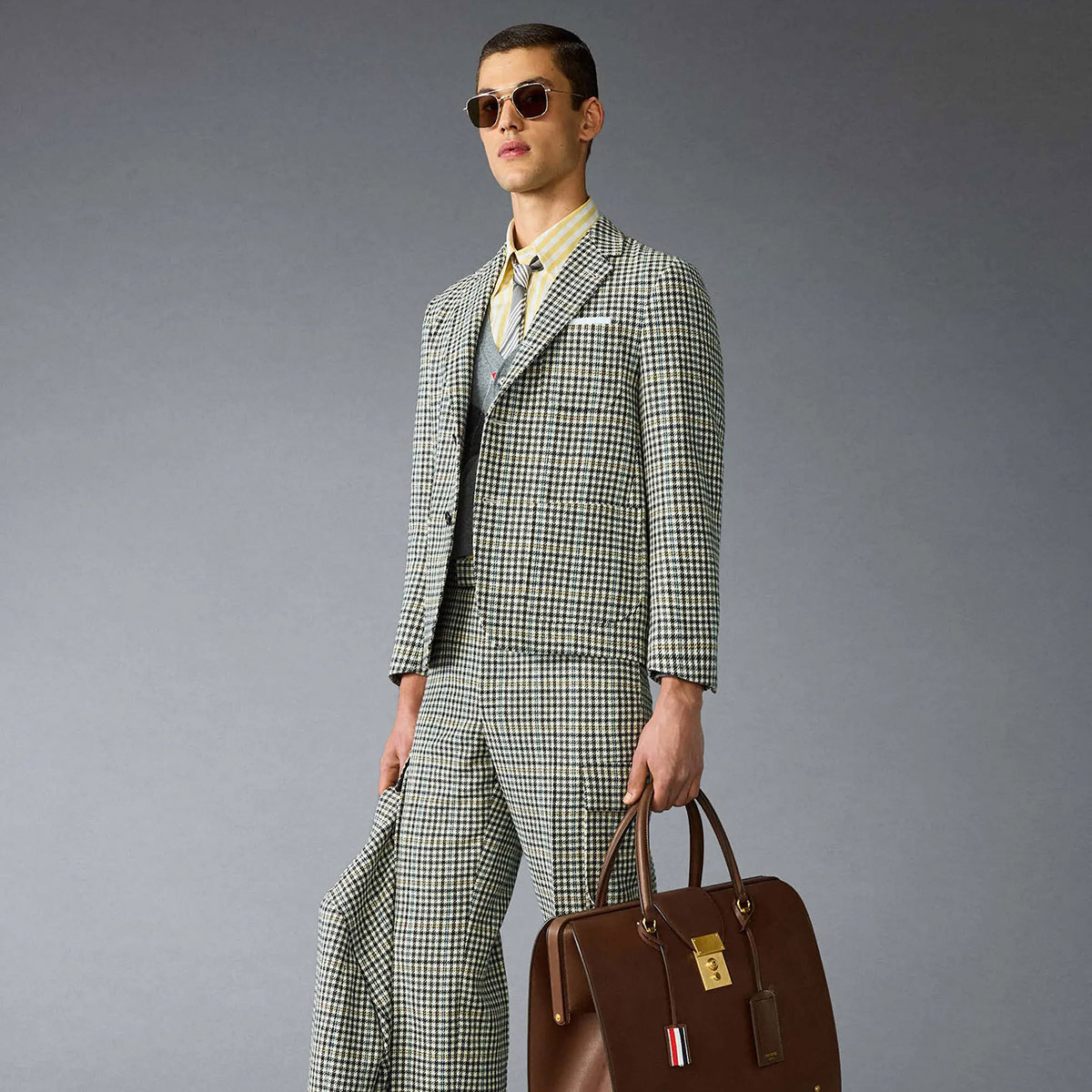 Thom Browne’s Pre-Fall 2025 Blurs Uniform and Evening Wear