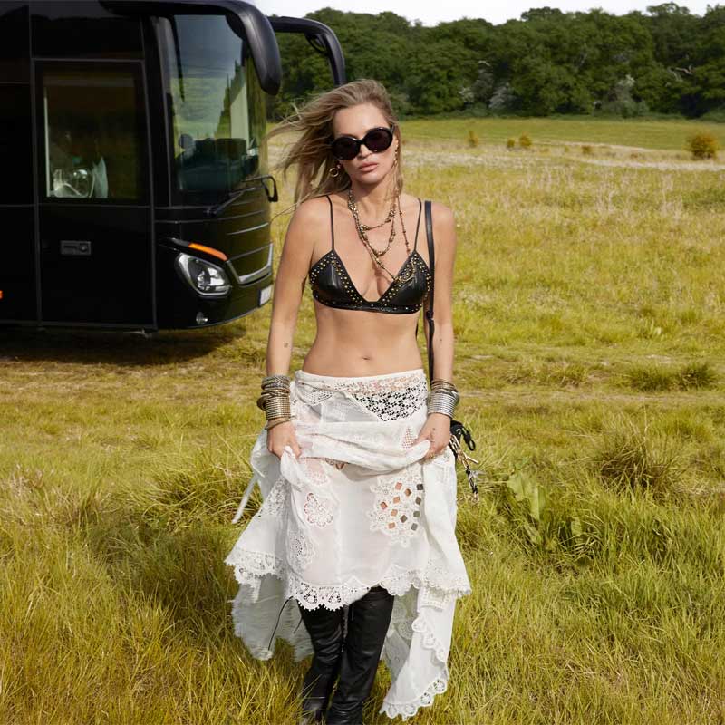 Kate Moss & Bobby Gillespie Drop Boho Rock Zara Capsule