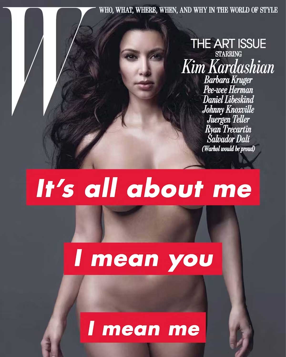 Kim Kardashian for W Magazine's 50th Anniversary Issue