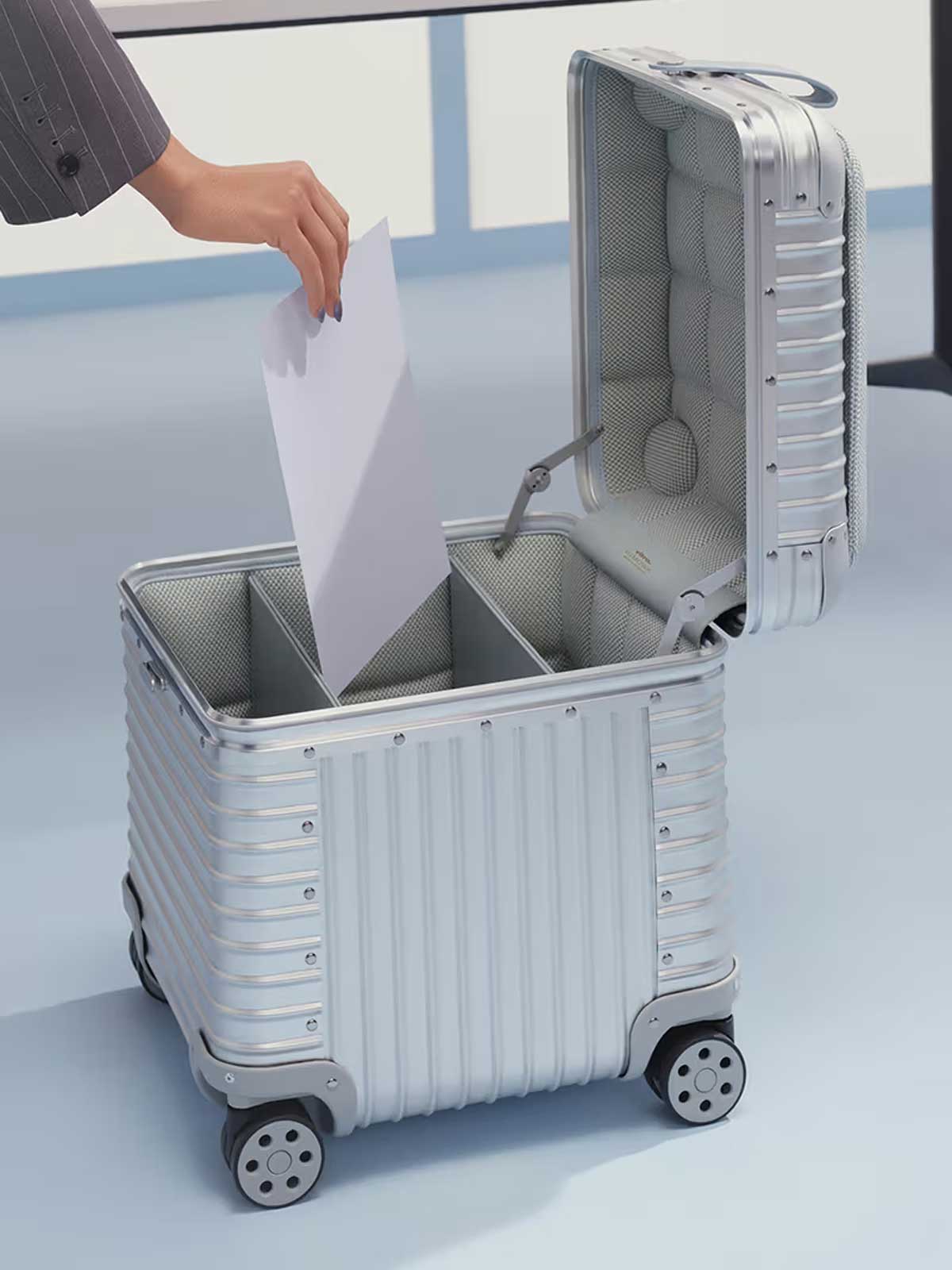 Rimowa and Vitra Made a Suitcase You Can Sit On