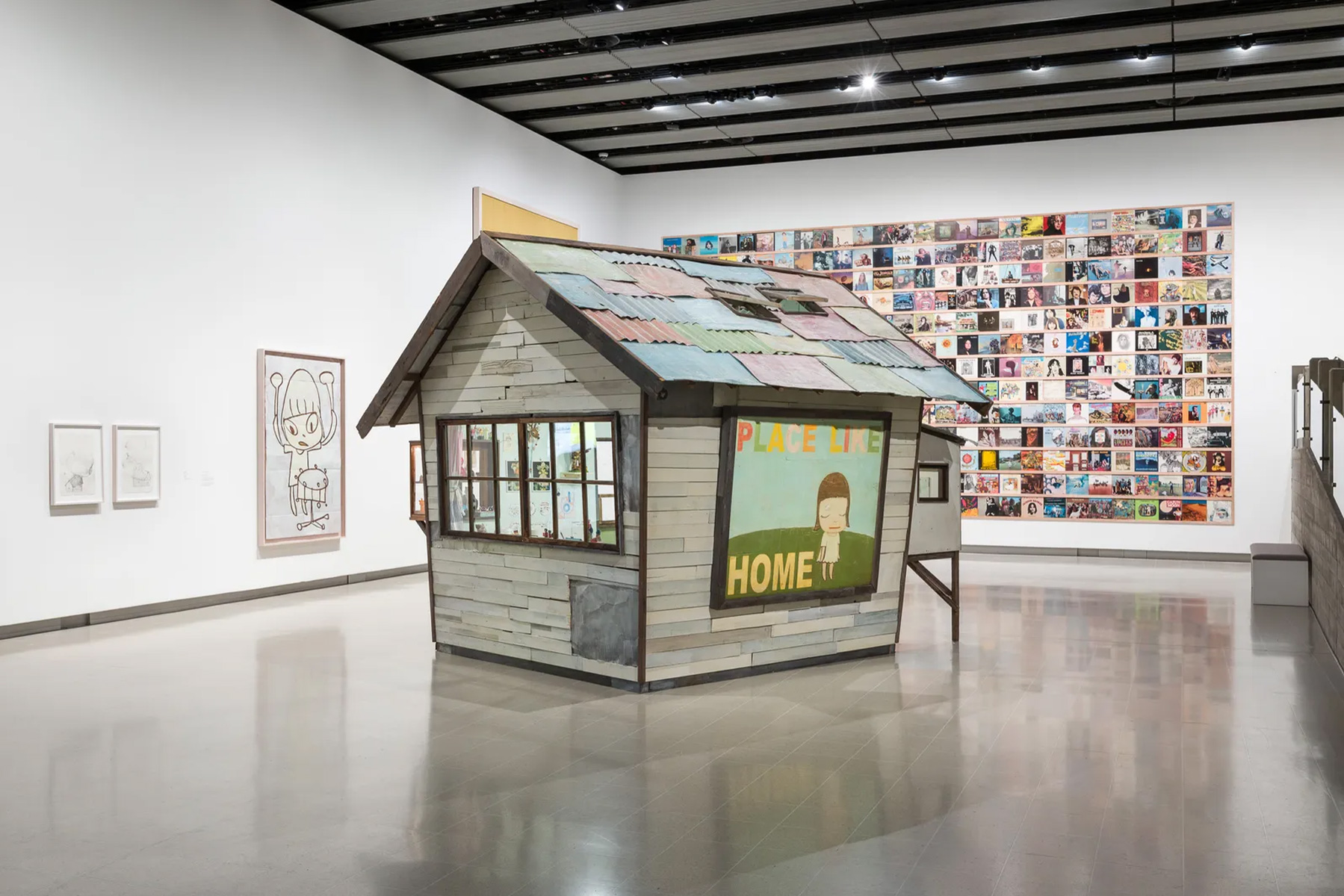 My Drawing Room, 2008, Bedroom Included, 2008, by Yoshitomo Nara. Installation, mixed media | Source: Hayward Gallery