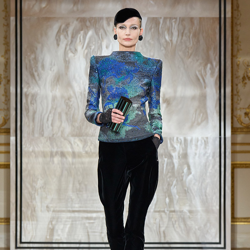 Armani Privé Finds Infinite Shades of Black in Couture 2025