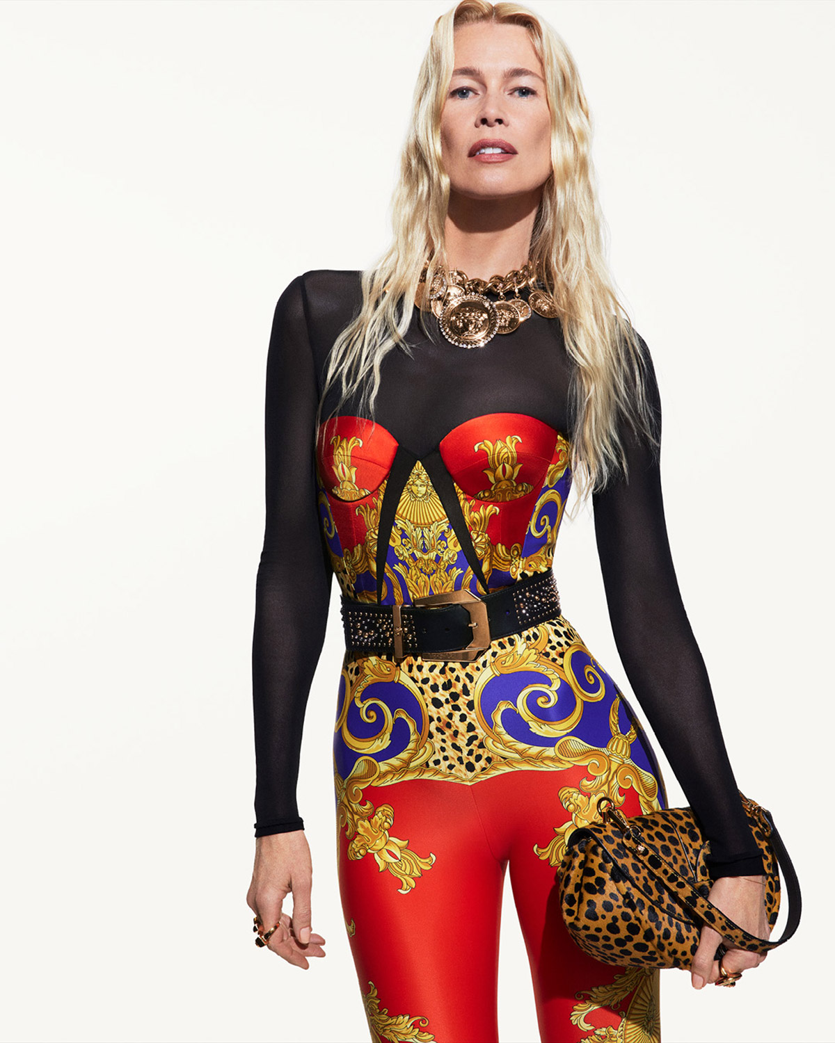 Claudia Schiffer for Versace 2025