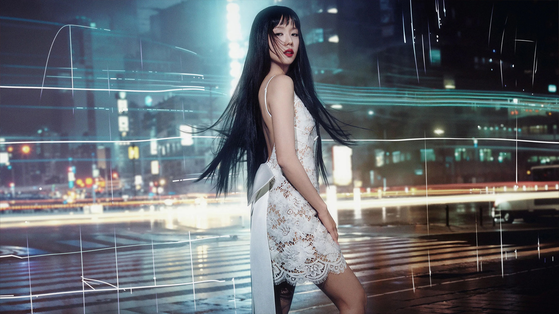 Jisoo x self-portrait FW25 Campaign | Source: self-portrait