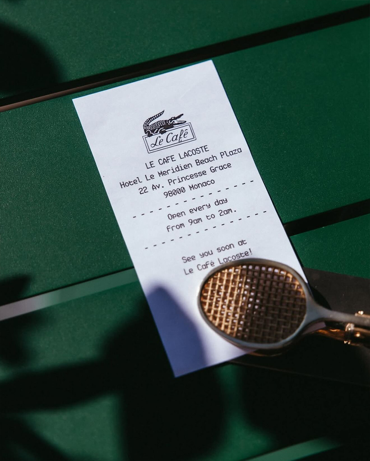 The all-day café by Lacoste | Source: Lacoste
