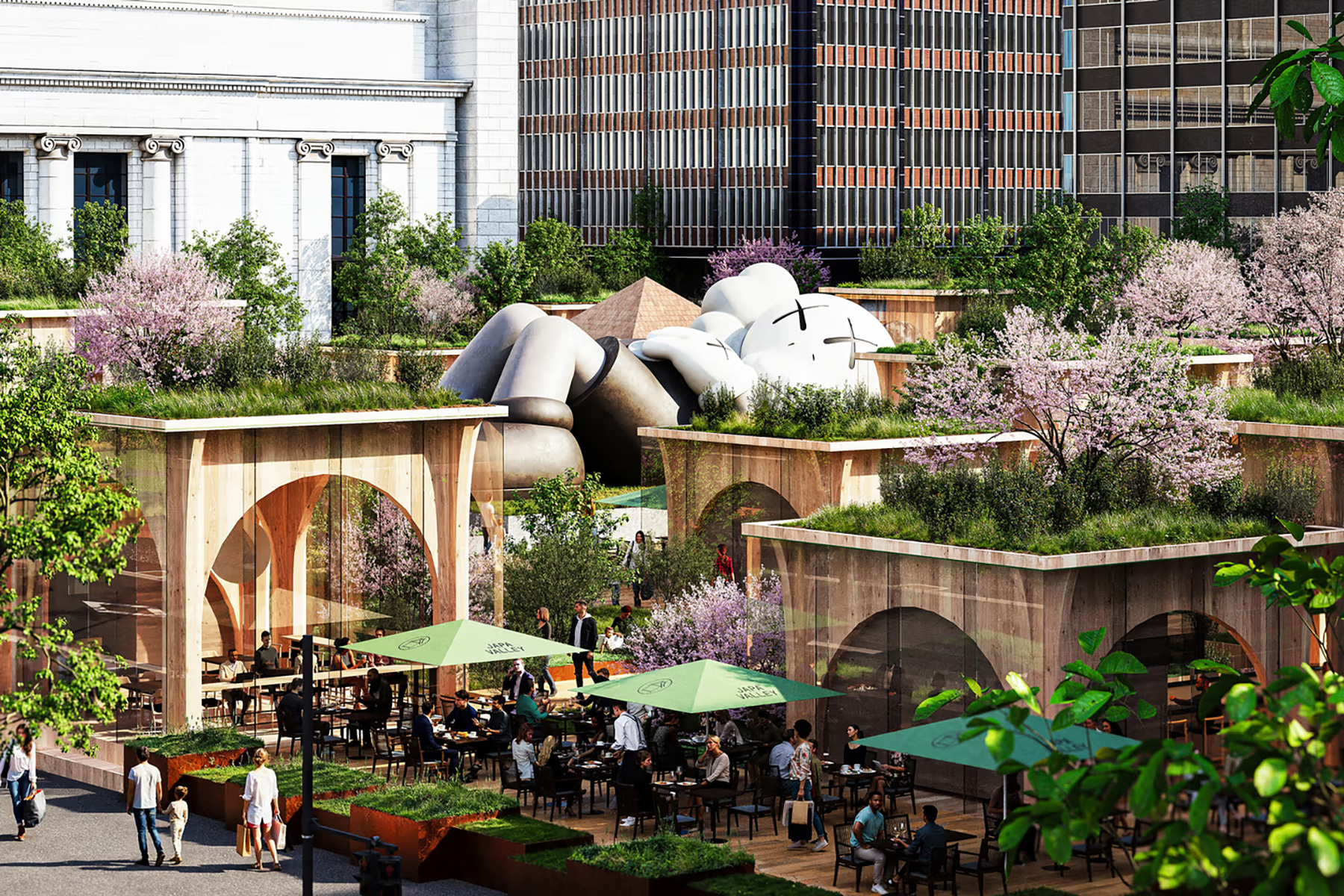 Pharrell Williams and NIGO team up with NOT A HOTEL to launch JAPA VALLEY TOKYO in Yurakucho Park | Source: Japa Valley