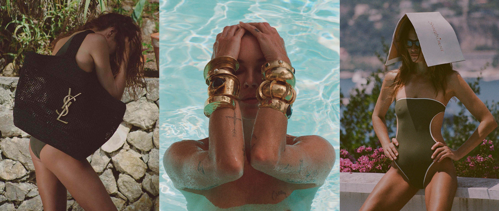 Saint Laurent Channels Riviera Ease In The “Plein Soleil” Summer Campaign