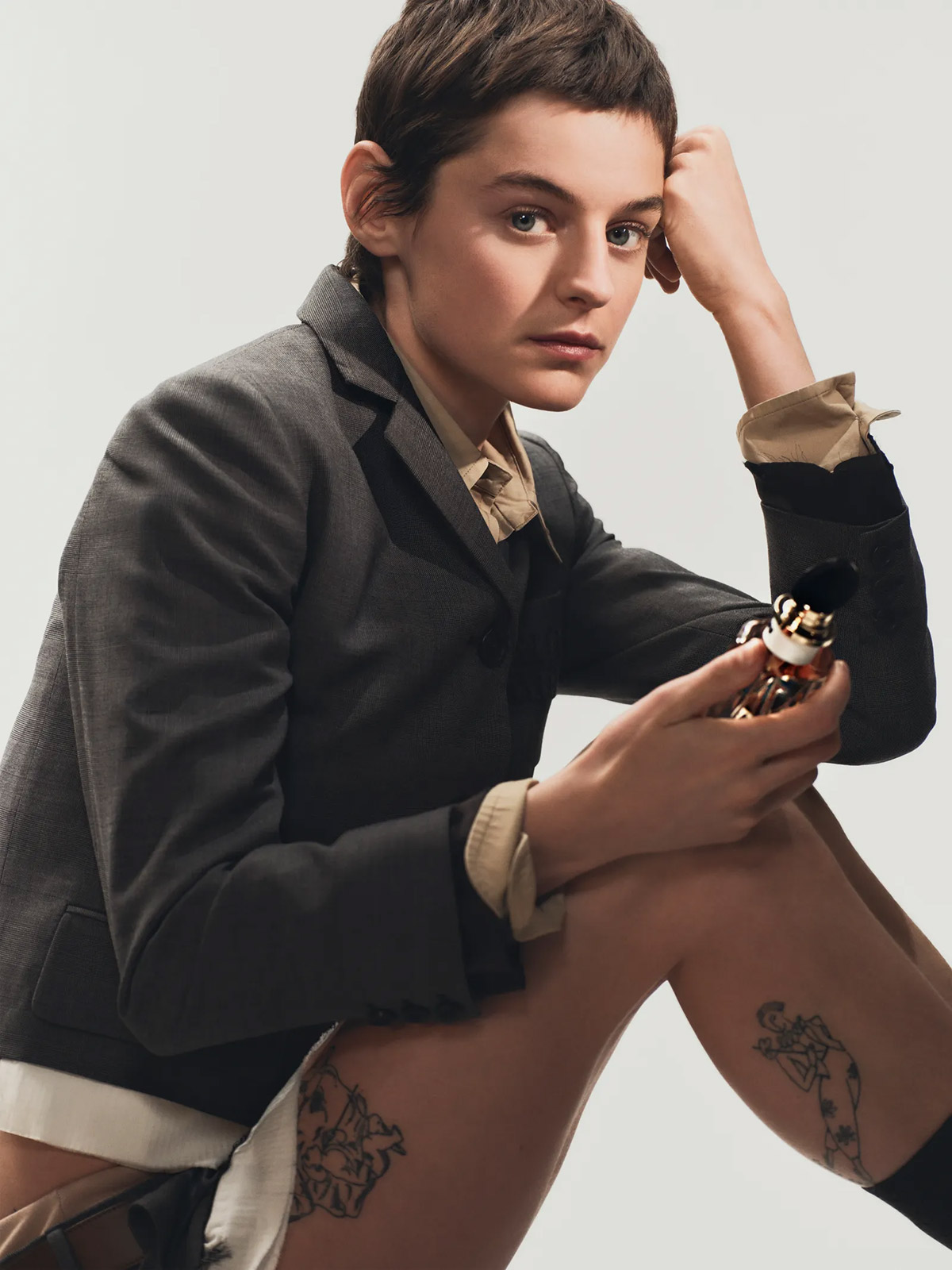 Emma Corrin for Miu Miu’s Miutine