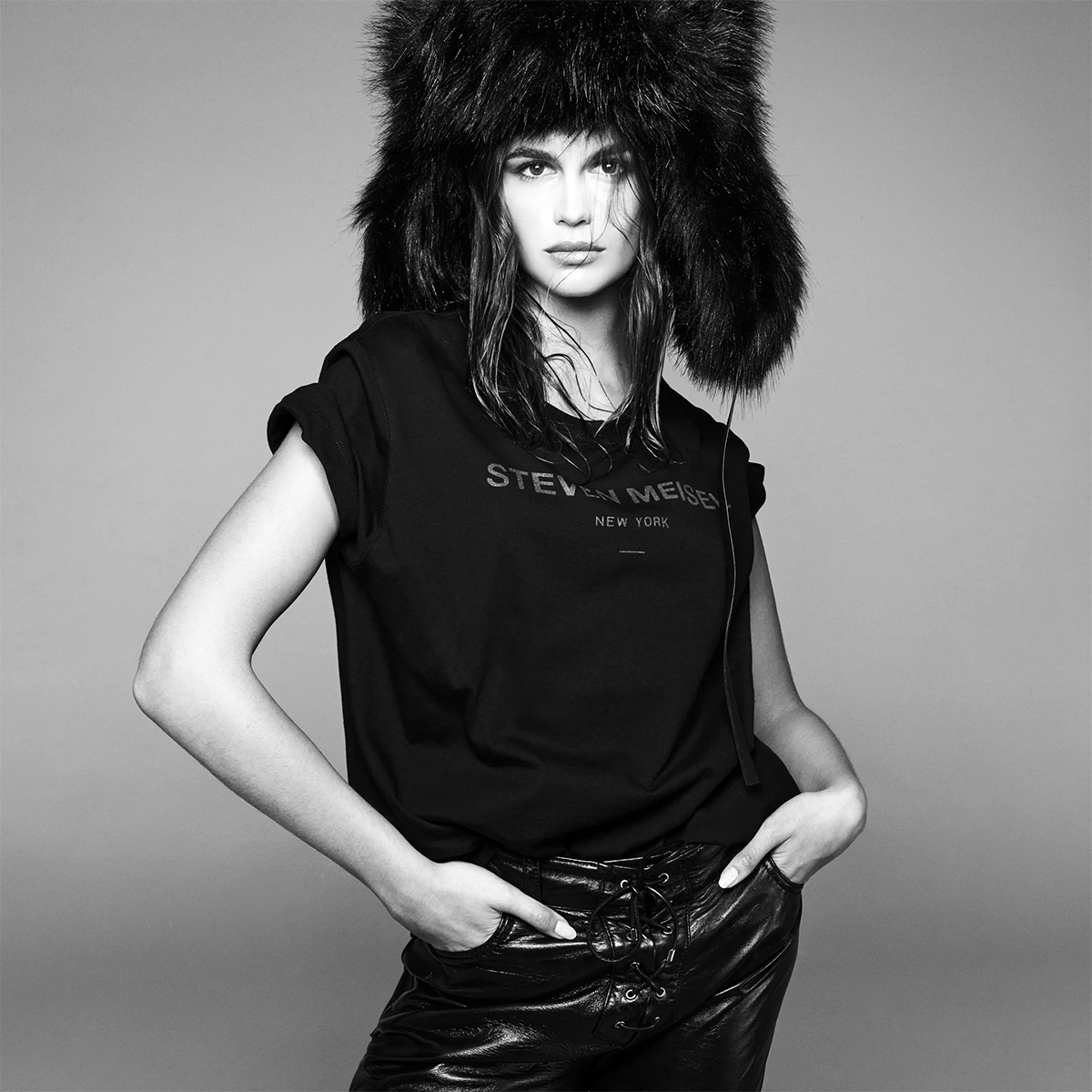 Kaia Gerber for Steven Meisel x Zara Collection | Source: Zara