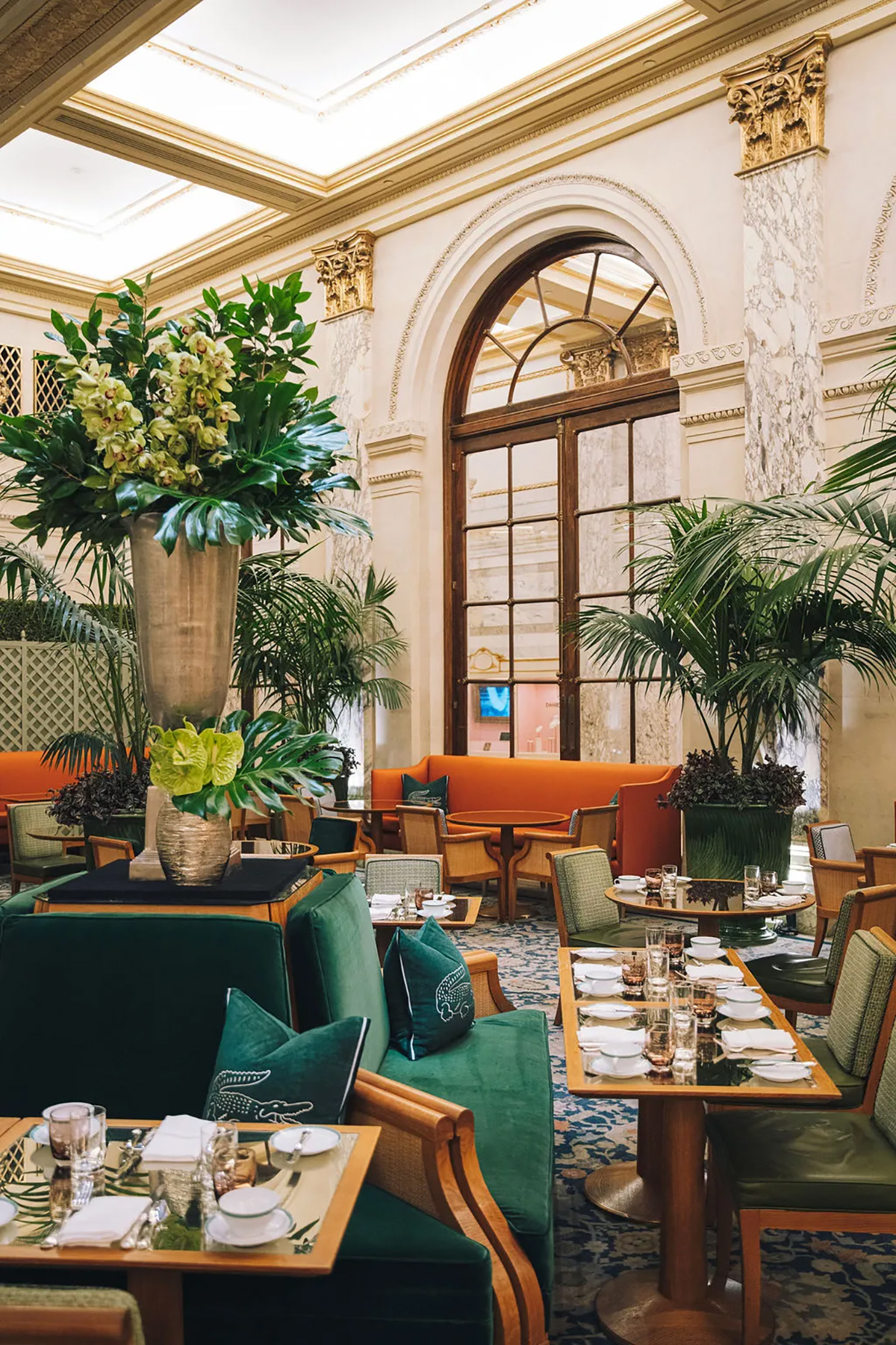 Le Café Lacoste, an exclusive Afternoon Tea in partnership with The Plaza Hotel at The Palm Court | Photo by Taylor Miller | Source: Lacoste