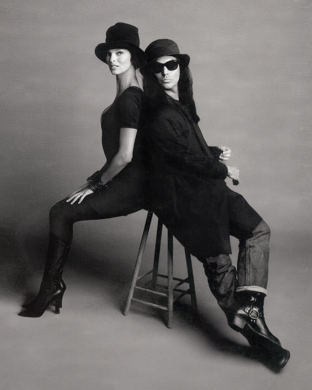 Linda Evangelista and Steven Meisel, circa 1992 | Source: The New Yorker