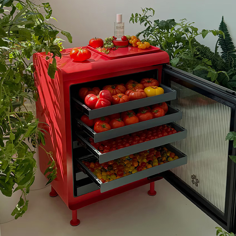 MALIN+GOETZ and Rocco Launch a Tomato Red Smart Fridge