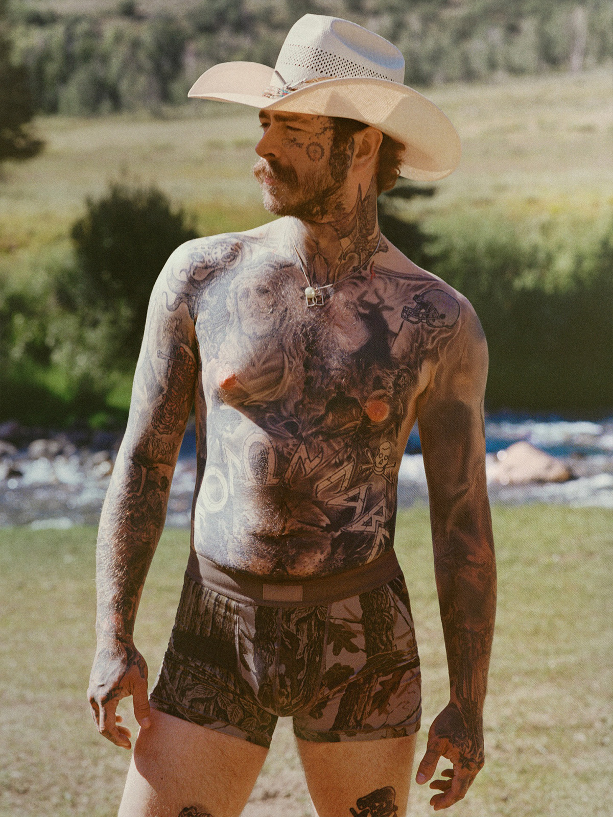 Post Malone for SKIMS Mens | Source: SKIMS