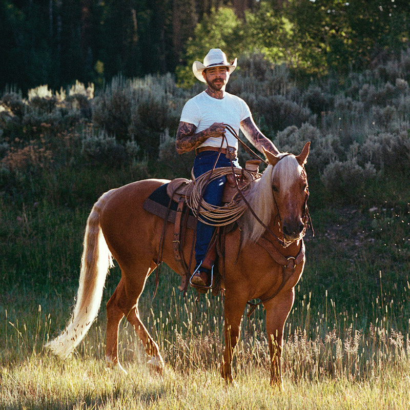 Post Malone Goes Cowboy for SKIMS Men’s Campaign