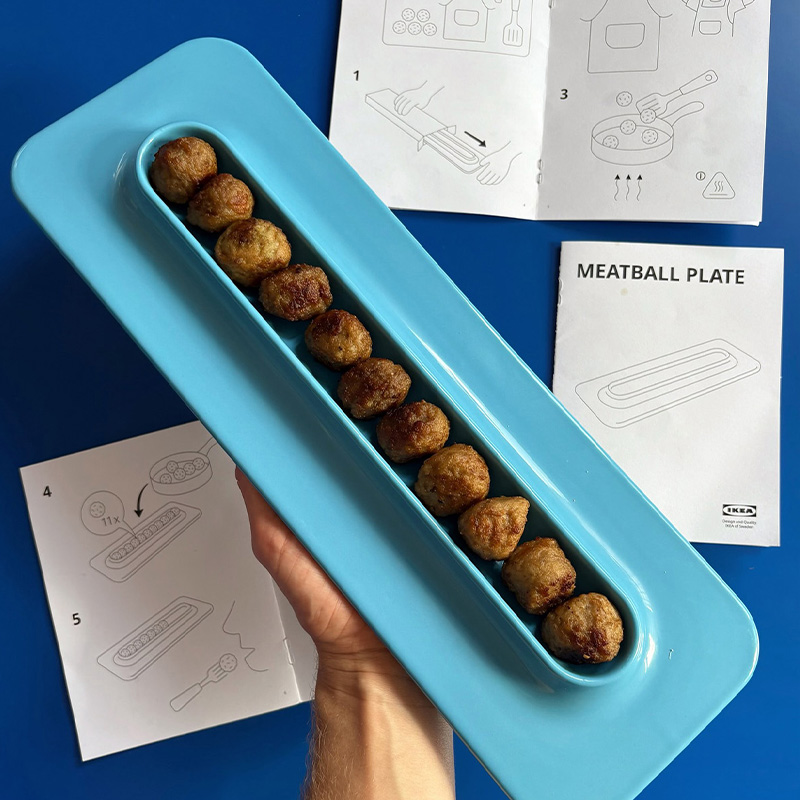The First Taste of IKEA x Gustaf Westman is a Meatball Plate