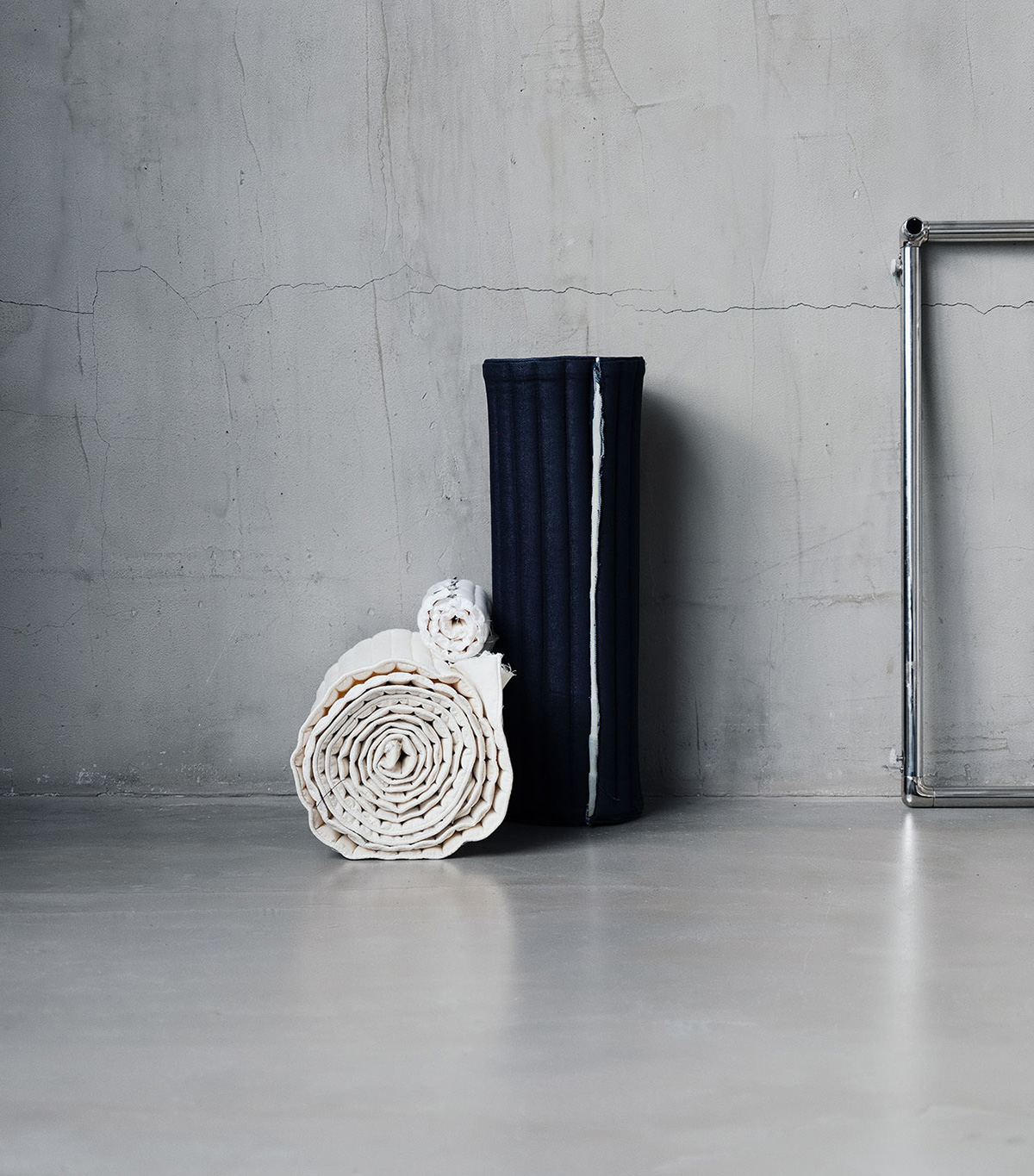 A Seat of the Art in G-STAR Denim by Caroline Chao | Source: G-STAR