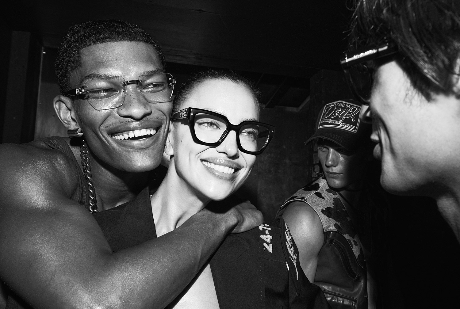Alex Consani for DSQUARED2 Fall 2025 Eyewear Campaign