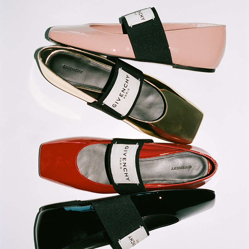 Givenchy Introduces the Sliced Square ballerina