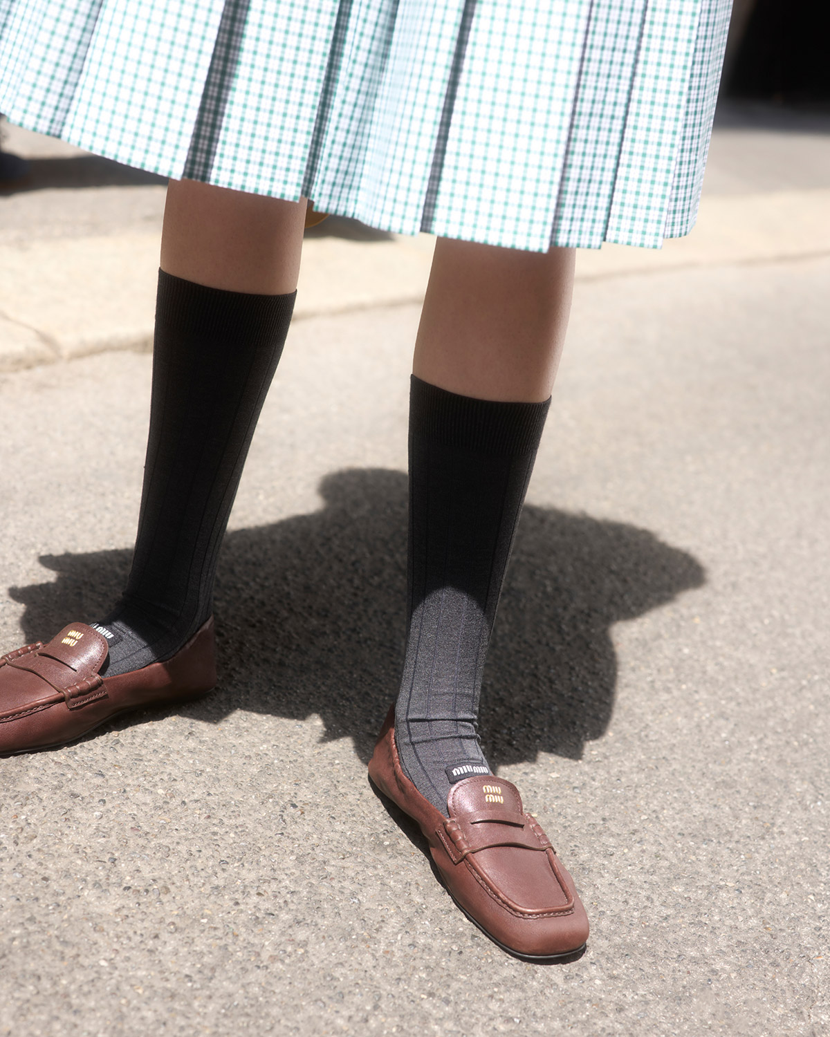 Miu Miu Collegiate Classics loafers