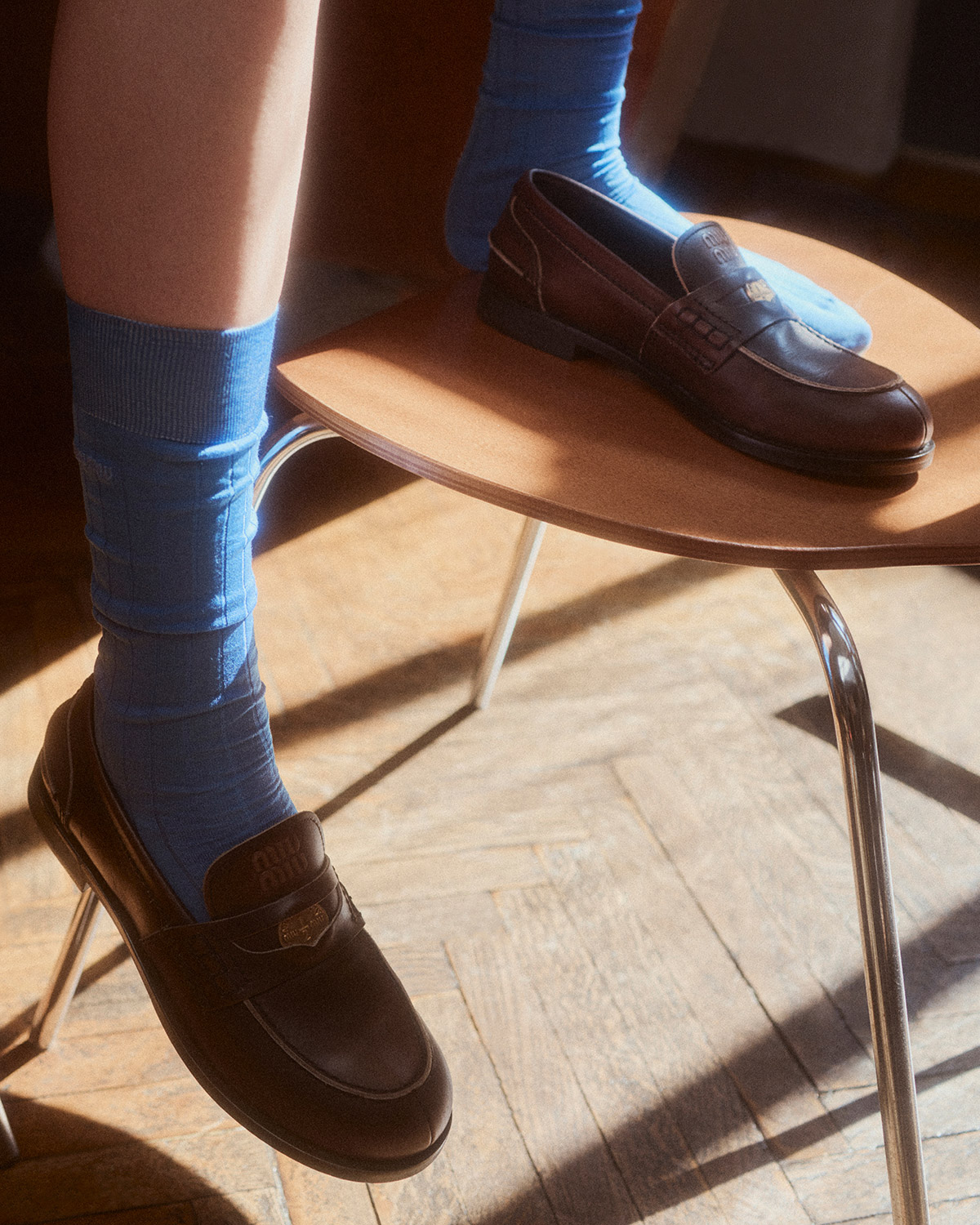 Miu Miu Collegiate Classics loafers