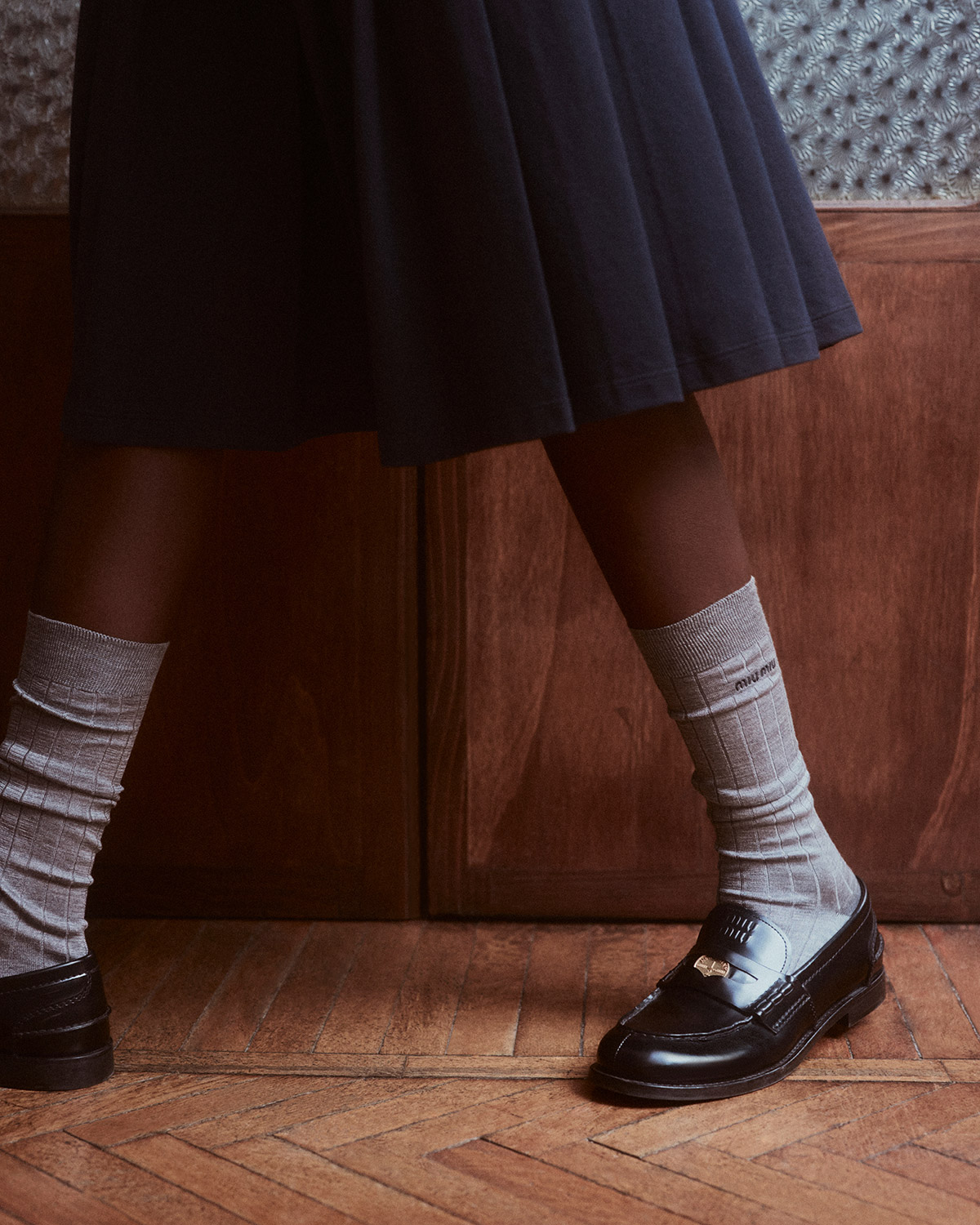 Miu Miu Collegiate Classics loafers