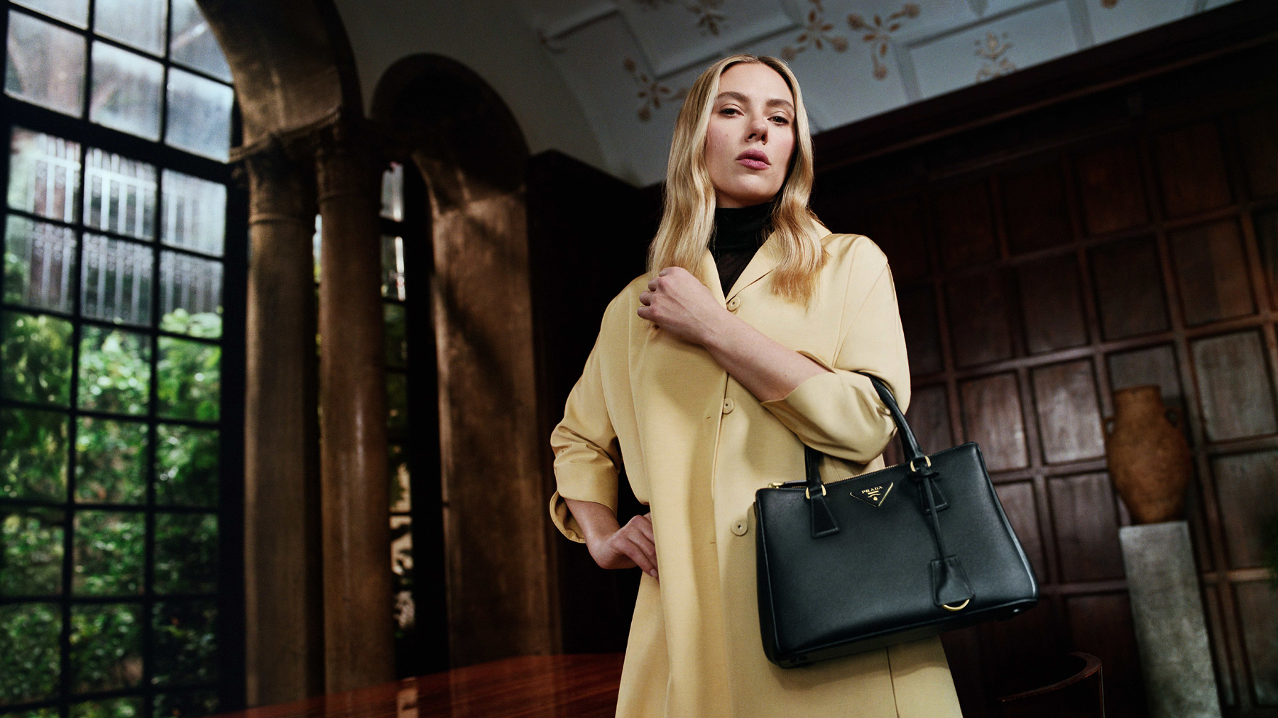 The New Prada Galleria Campaign Starring Scarlett Johansson Review