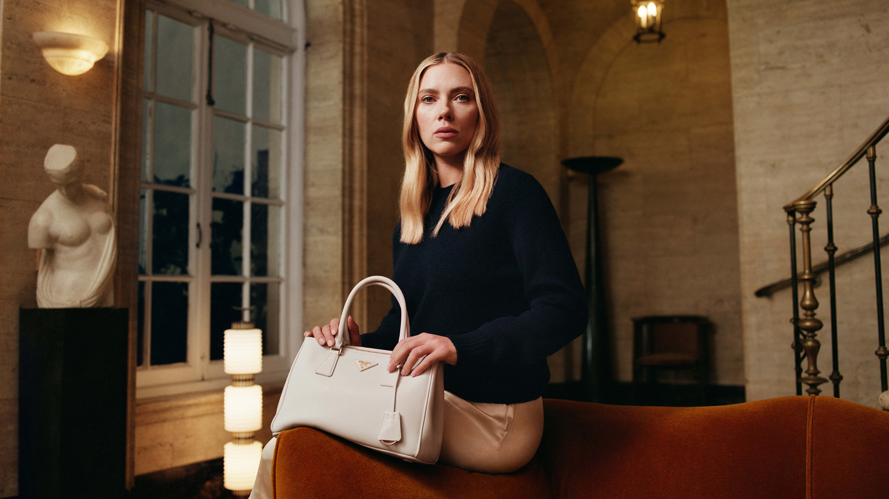 The New Prada Galleria Campaign Starring Scarlett Johansson Review