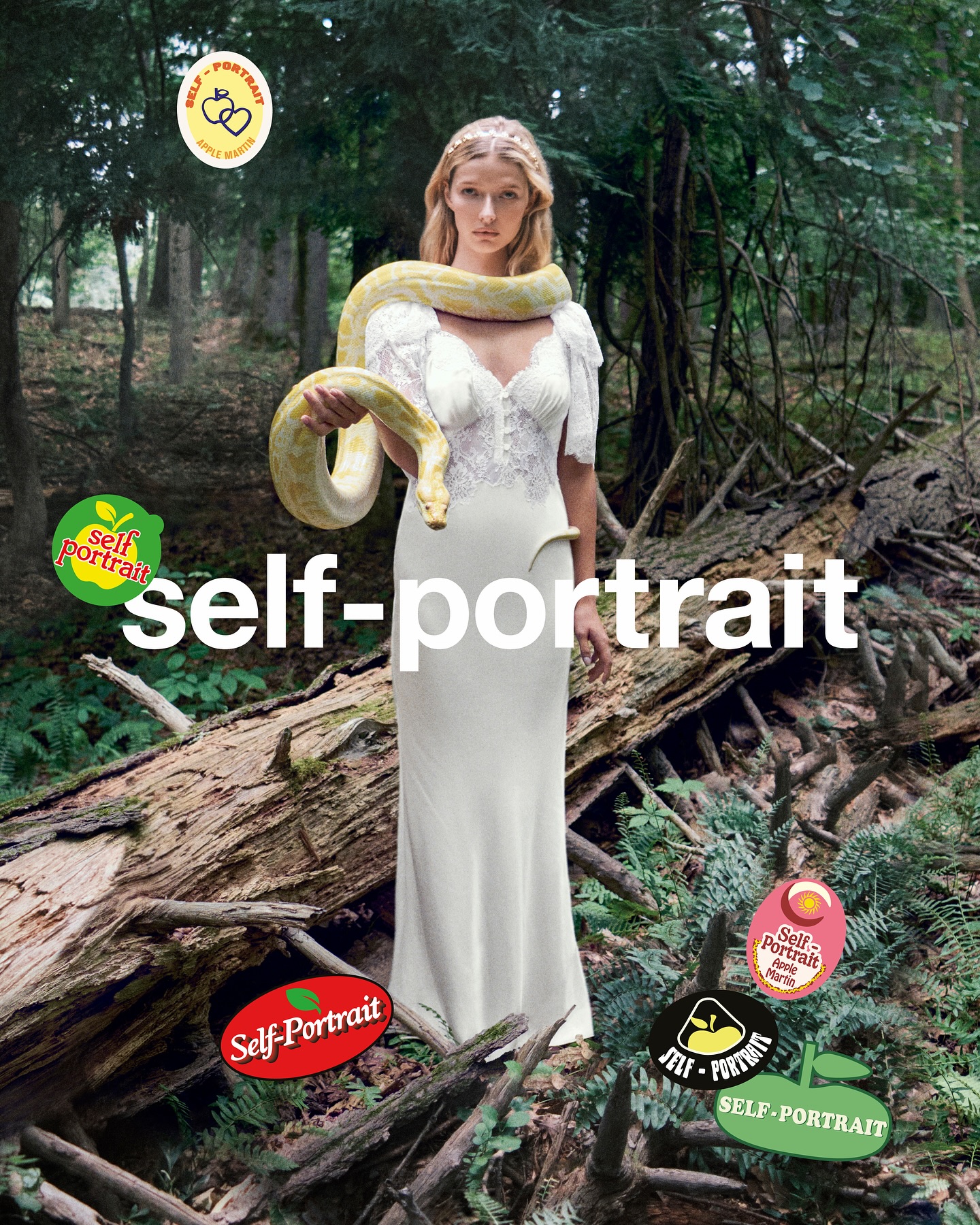 Apple Martin for Self-Portrait photographed by Ryan McGinley Review