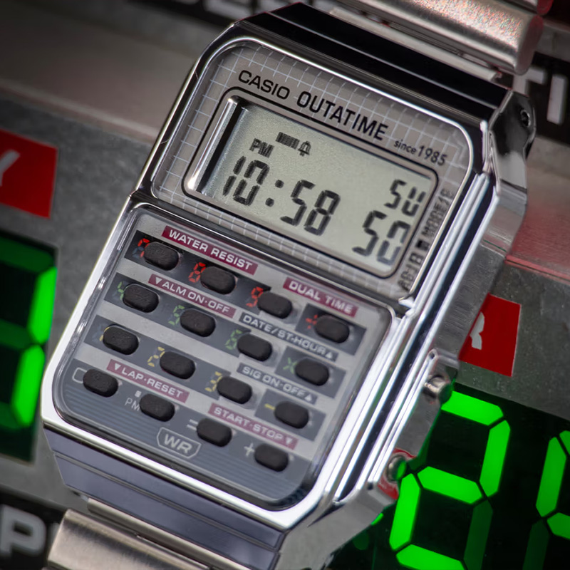 Casio Celebrates Back to the Future 40 Years with a Watch