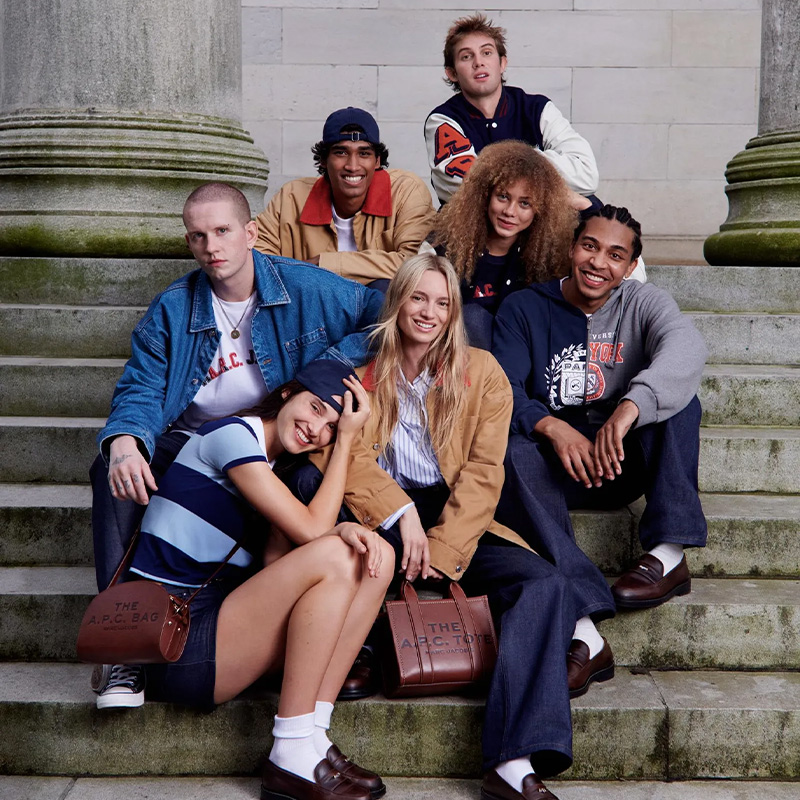 Marc Jacobs x A.P.C. Build a Capsule on Collegiate Codes