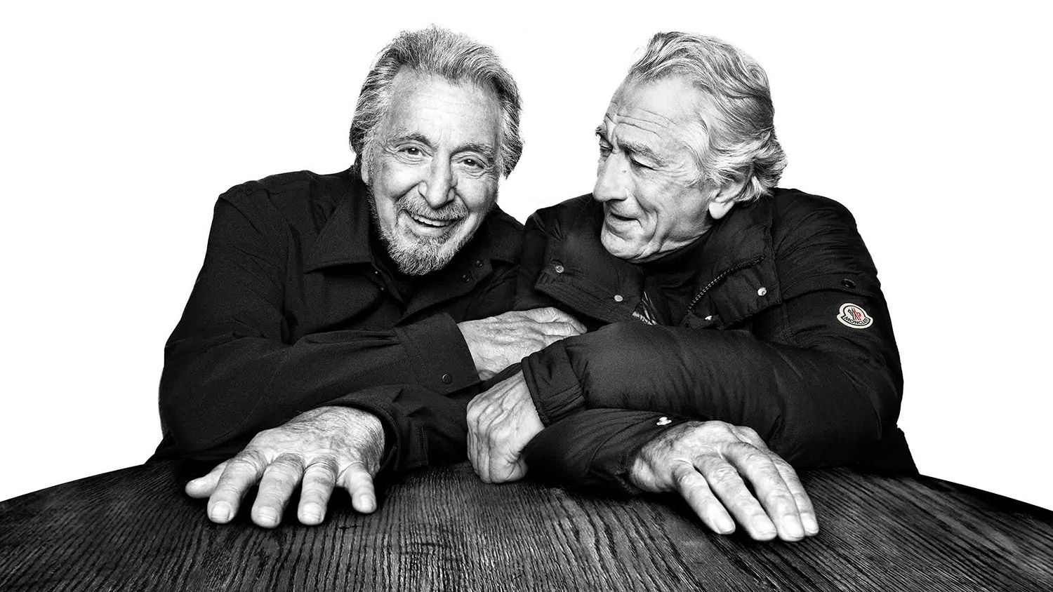 Al Pacino and Robert De Niro for Moncler