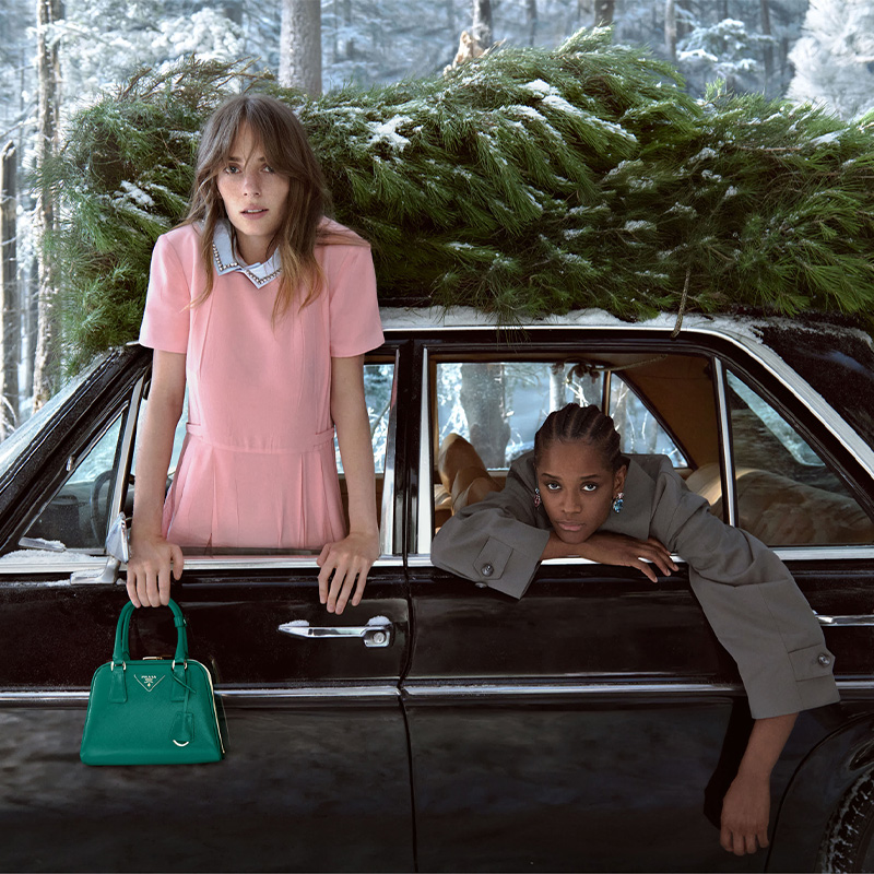 Prada Holiday 2025 Campaign Brings a Winter Tale to Life