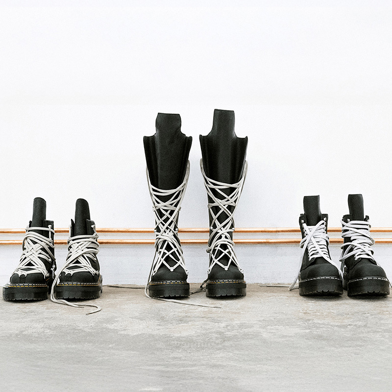 Rick Owens x Dr. Martens Return with Sculptural New Forms