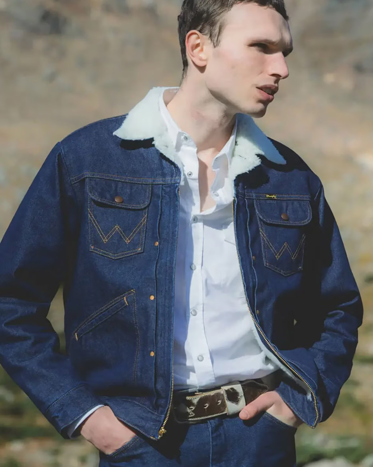 BEAMS and Wrangler 24MJZ Boa Jacket