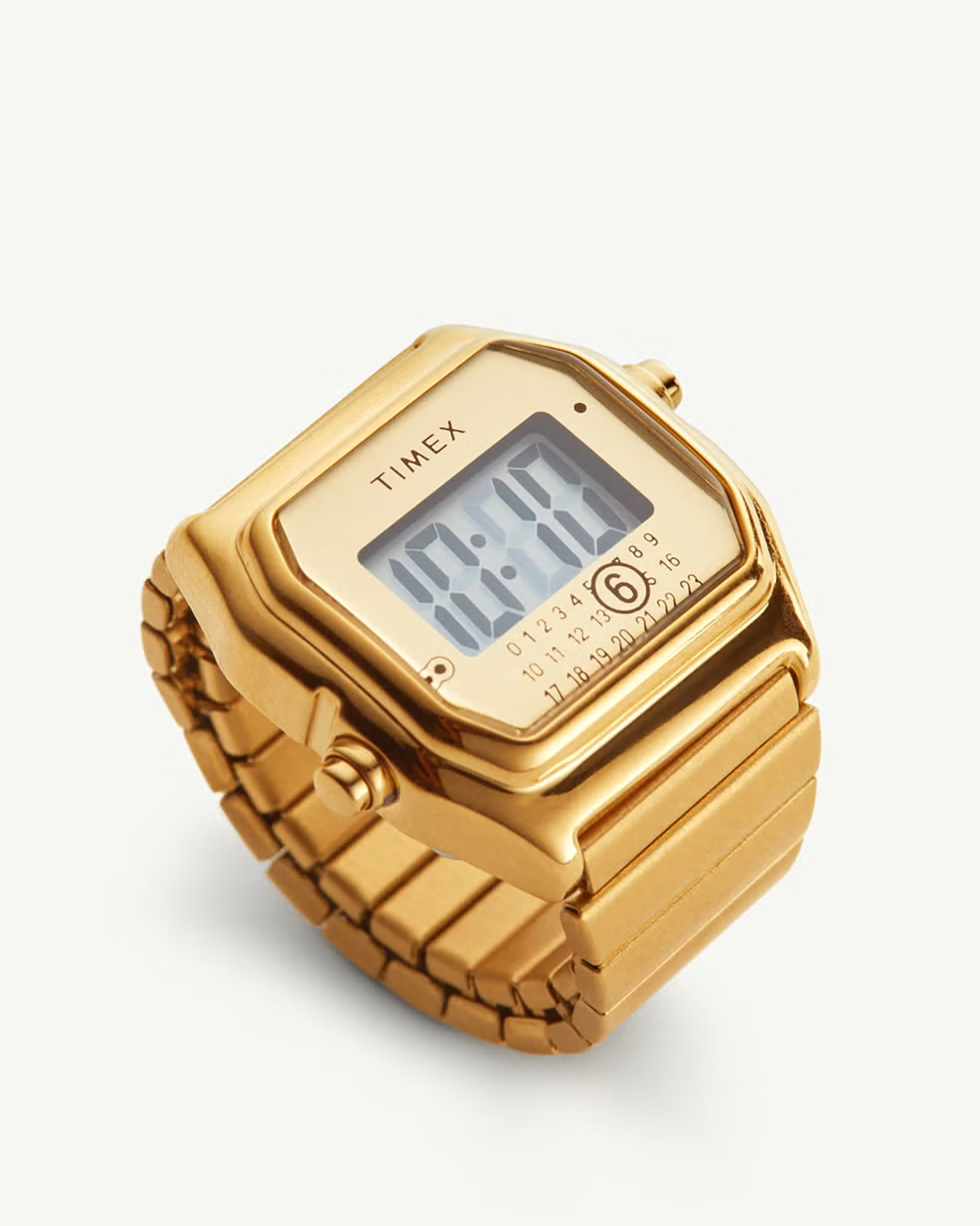 Maison Margiela Timex T80 Ring Watch in Gold