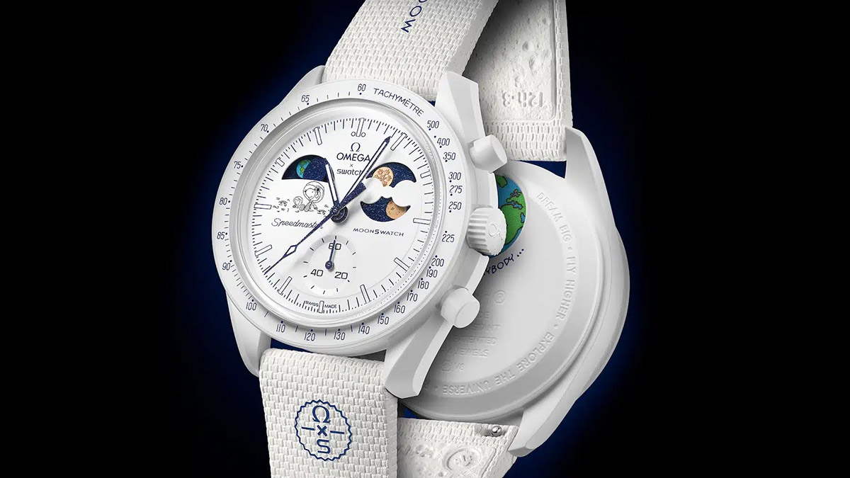 The Newest Omega x Swatch MoonSwatch Requires a Snow Day to Purchase