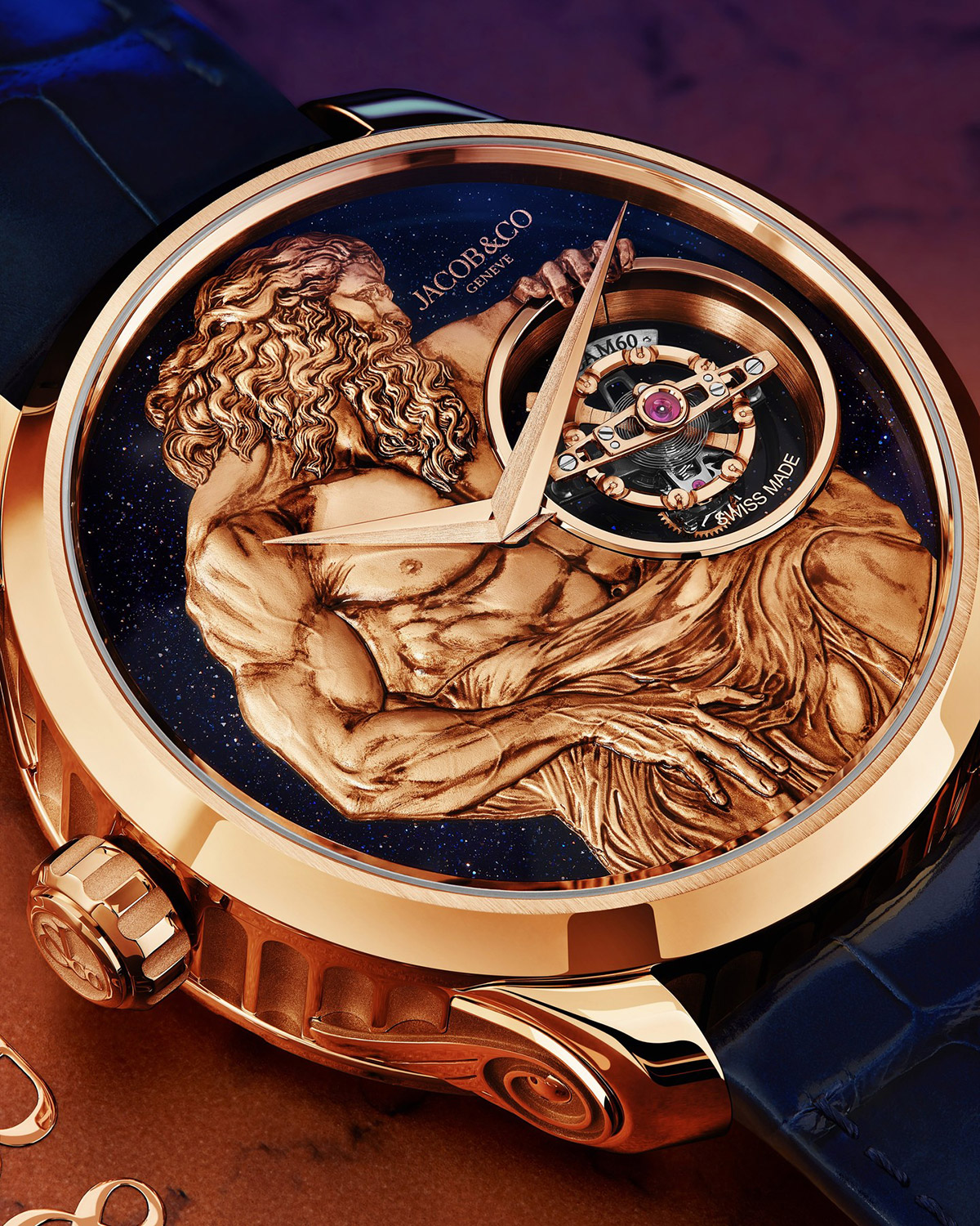 The God of Time by Jacob & Co. Matches High Speed Mechanics with Ancient Art