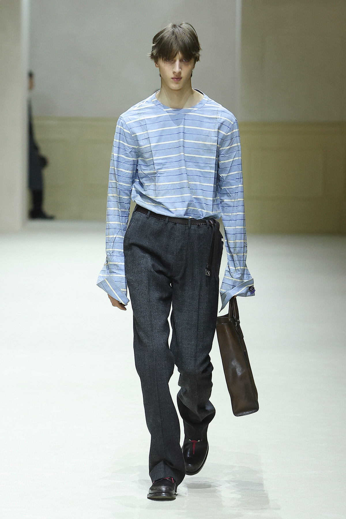 Prada Fall Menswear Constructs a Uniform for the Uncomfortable Now