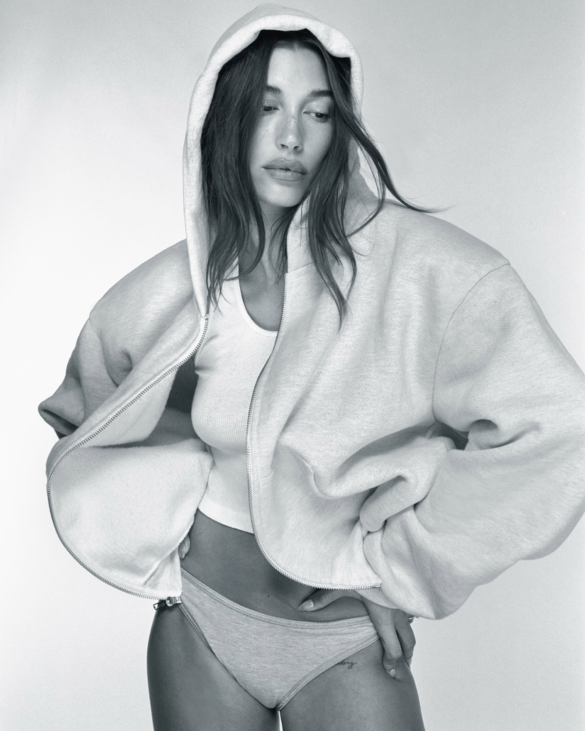 Hailey Bieber for SKYLRK
