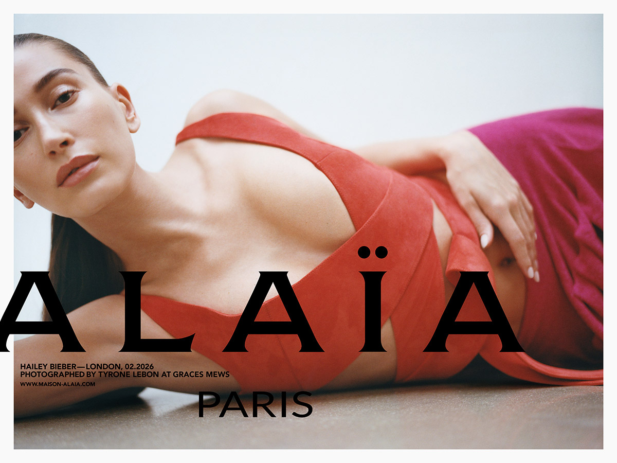 Hailey Bieber for Alaïa 2026 Campaign