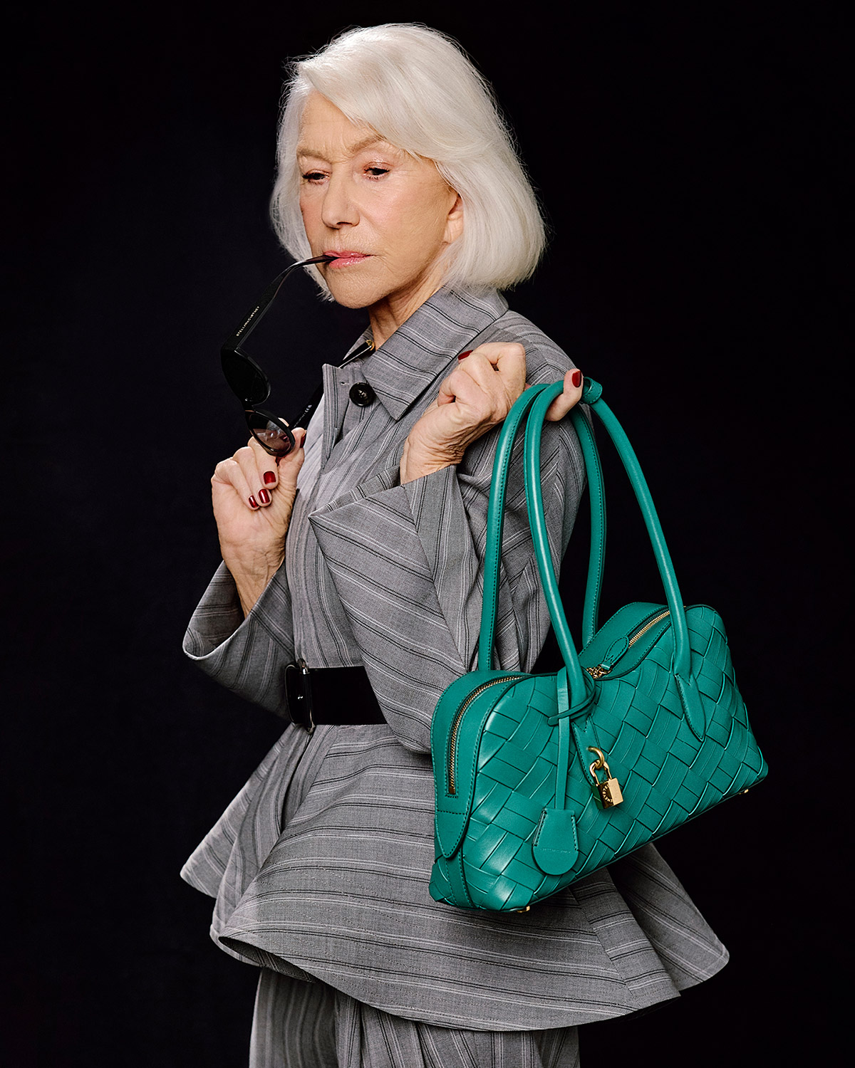 Helen Mirren for Stella McCartney Ryder Bag Campaign